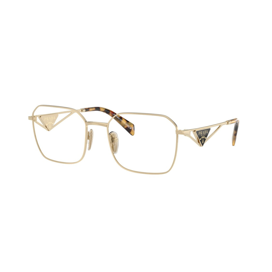 Prada 0Pr A51v Square Metal Frame Sunglasses