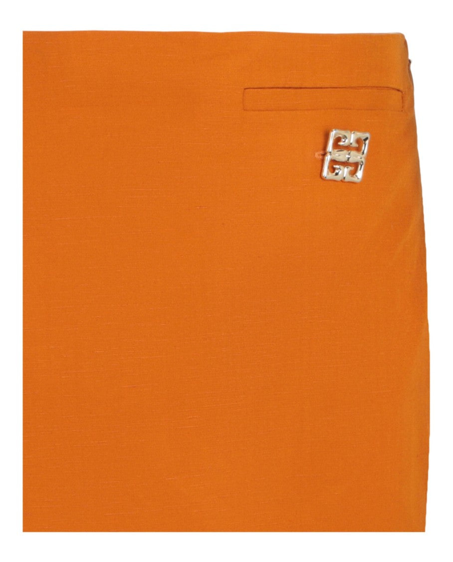 Givenchy Mini Skirt With 4G Emblem