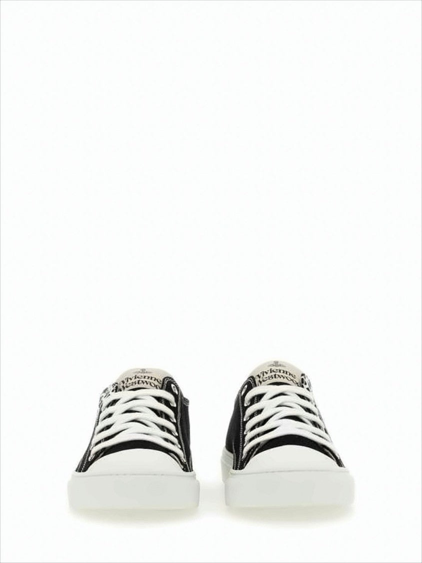 Vivienne Westwood Low-Top Sneakers With Graphic Emblem And Textured Sole