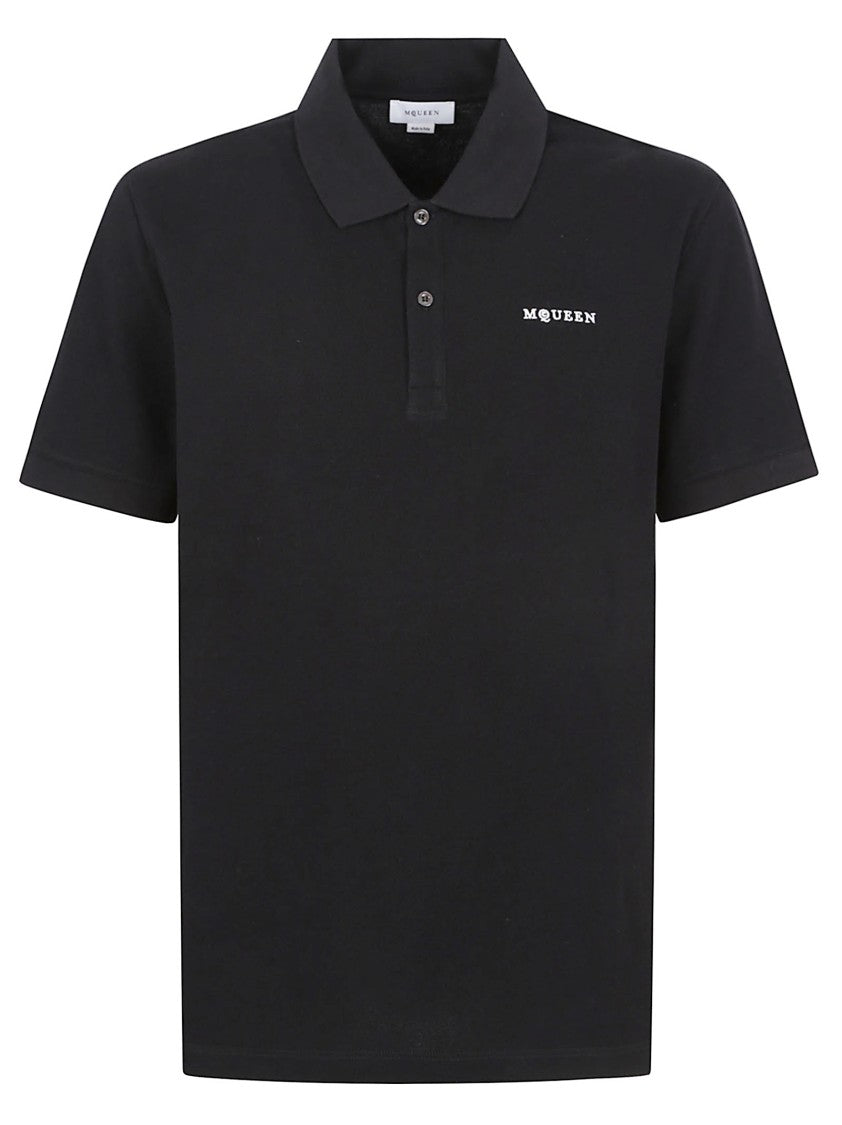 Alexander Mcqueen Jersey Piqué Polo Shirt