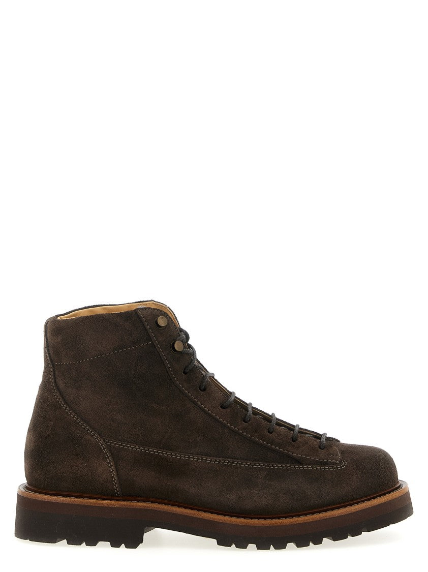 Brunello Cucinelli Suede Ankle Boots