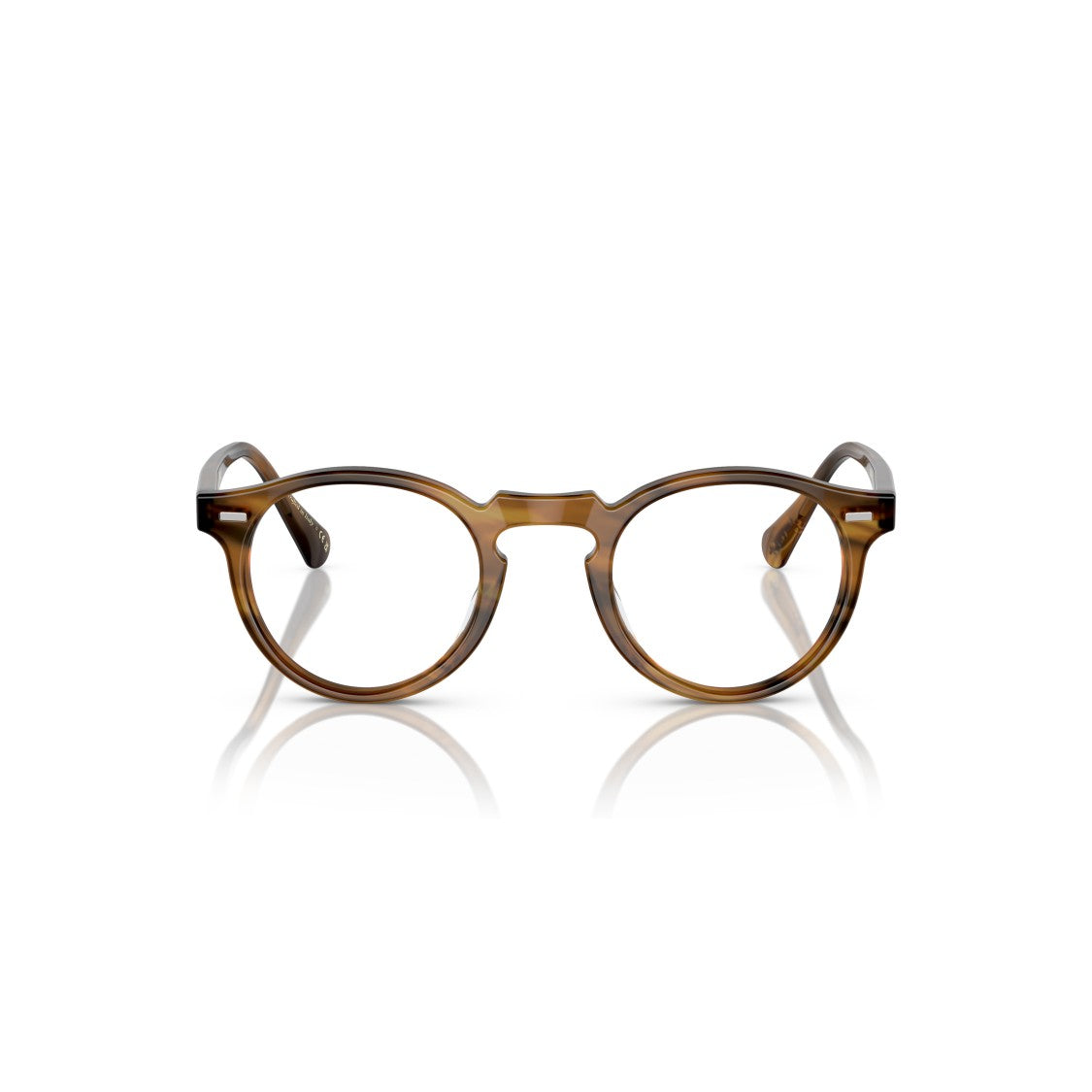 Oliver Peoples 0Ov5186 Round Acetate Eyeglasses With Tortoiseshell Pattern