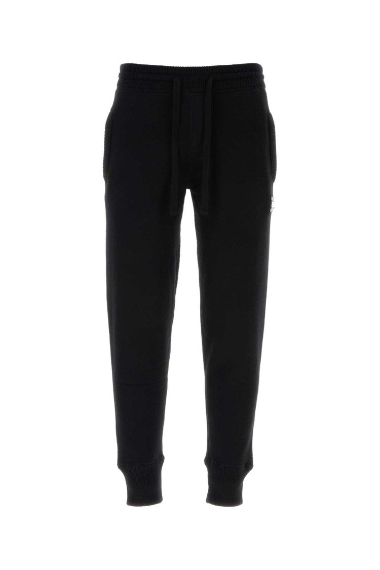 Dolce & Gabbana Black Wool Blend Joggers