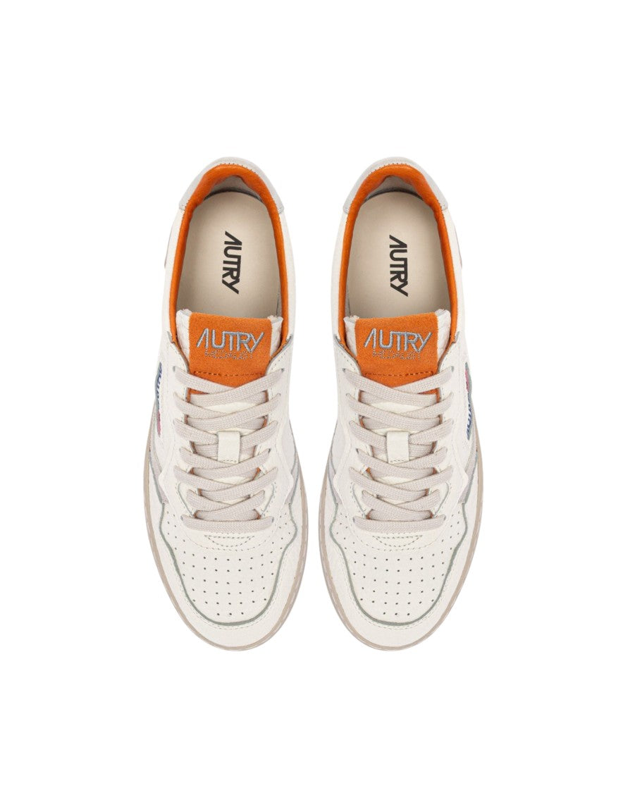 Autry Medalist Low Men’S Marshmallow/Fanta Sneakers
