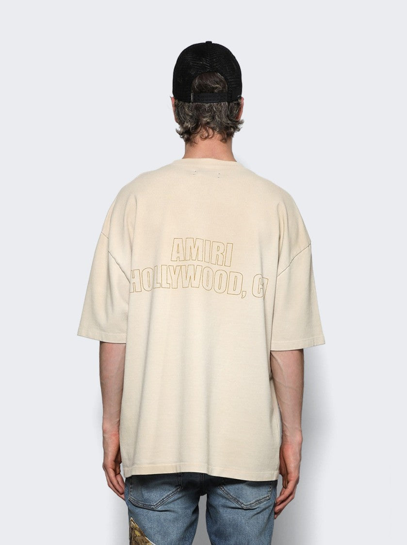 Amiri Vintage Eagle Oversized Tee Alabaster