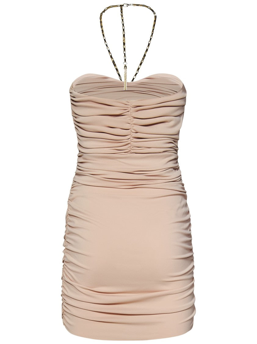 Amen Nude Pink Mini Dress