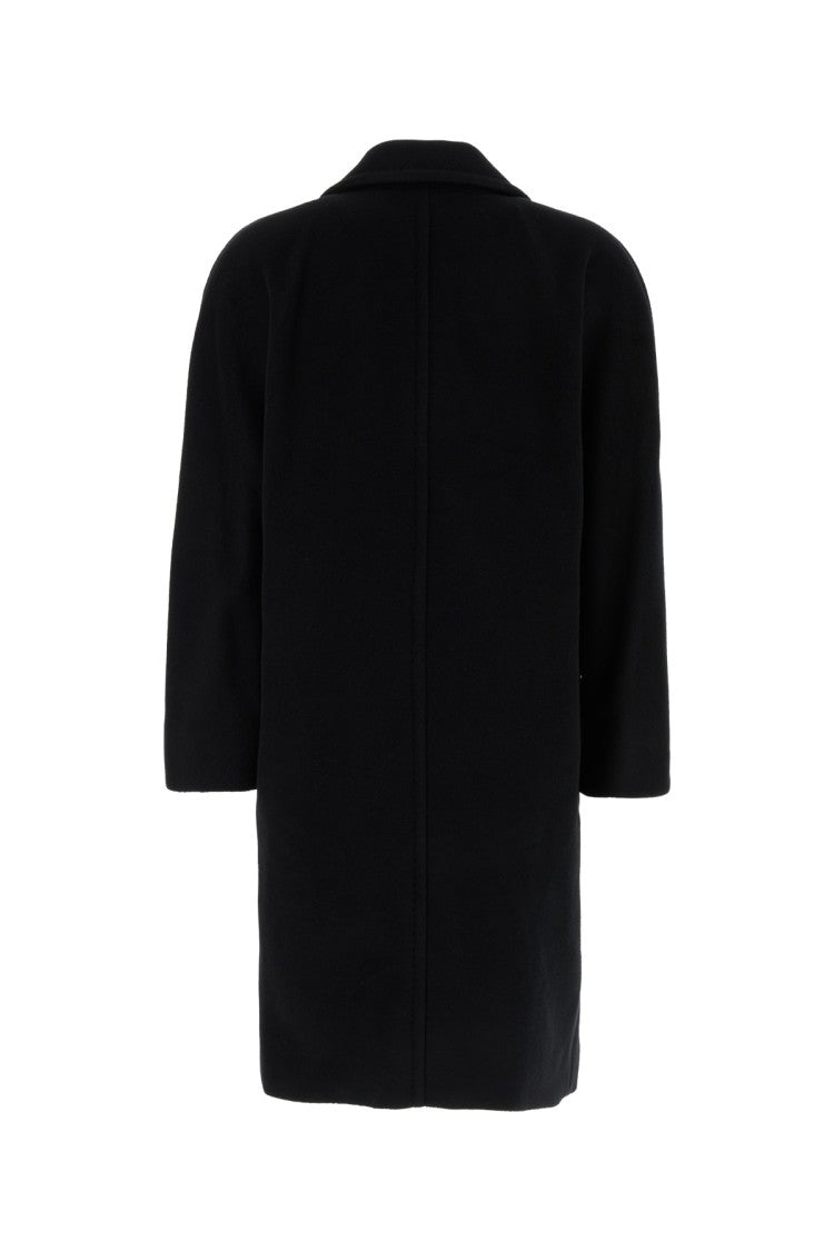 Mm Studio Double-Breasted Knee-Length Coat