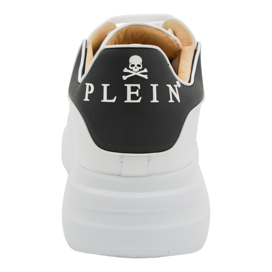 Philipp Plein White Sneakers With Skull And Crossbones Accent