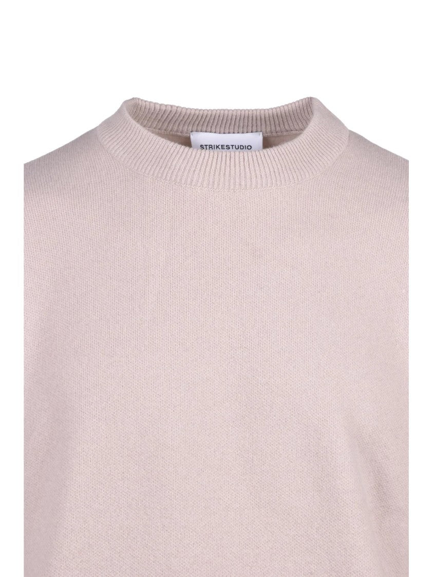 Strikestudio Crewneck Pullover In Extrafine Merino Wool