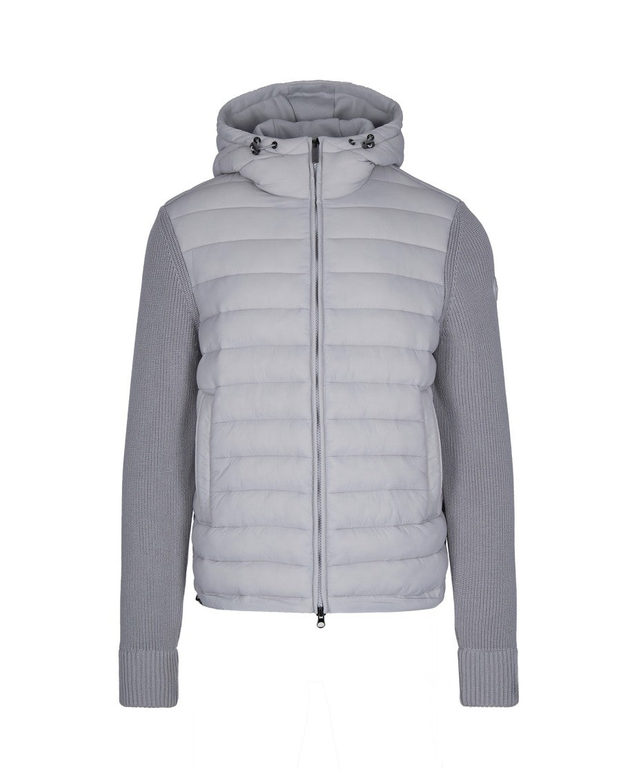 Colmar Originals Quilted Nylon Jacket With Knitted Sleeves