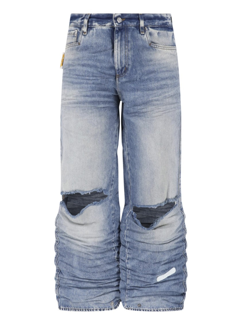Pdf Blue Rich Kid Vintage Wide-Leg Jeans