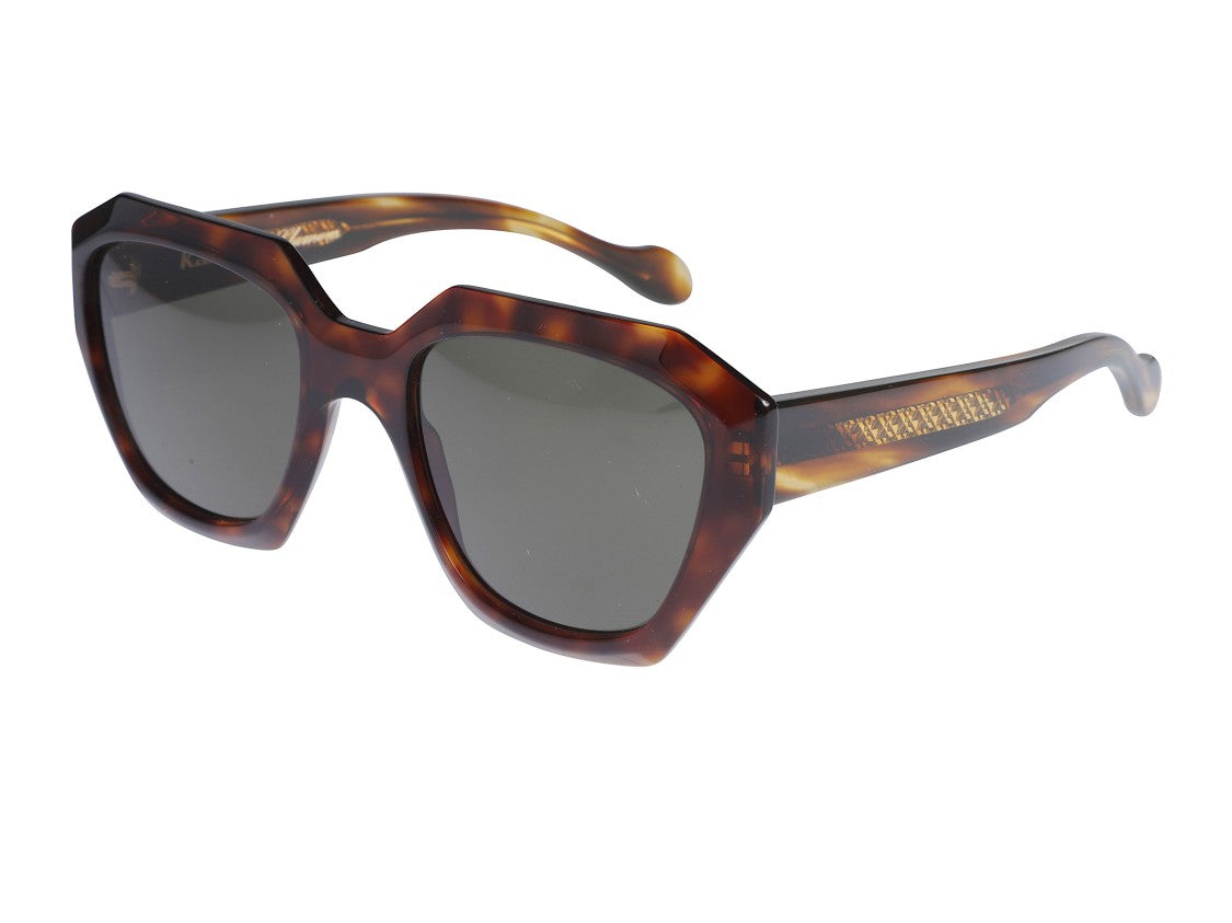 Kador Marilyn/K-S Oversized Tortoiseshell Geometric Sunglasses