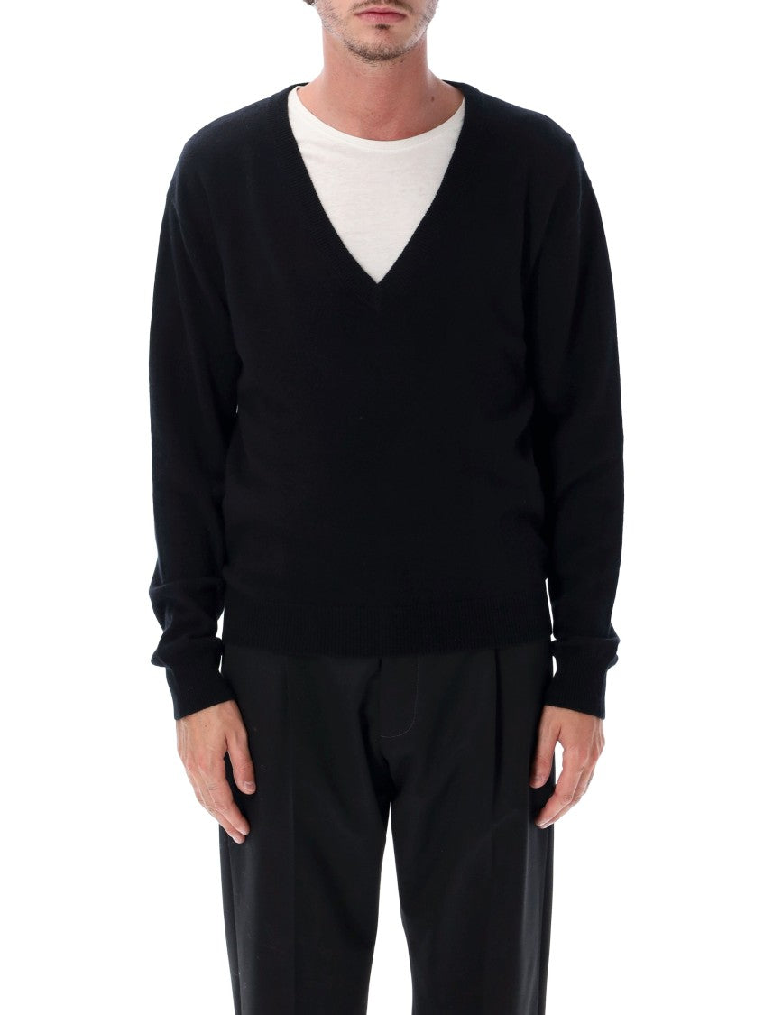 Extreme Cashmere Ben Minimalist V-Neck Sweater