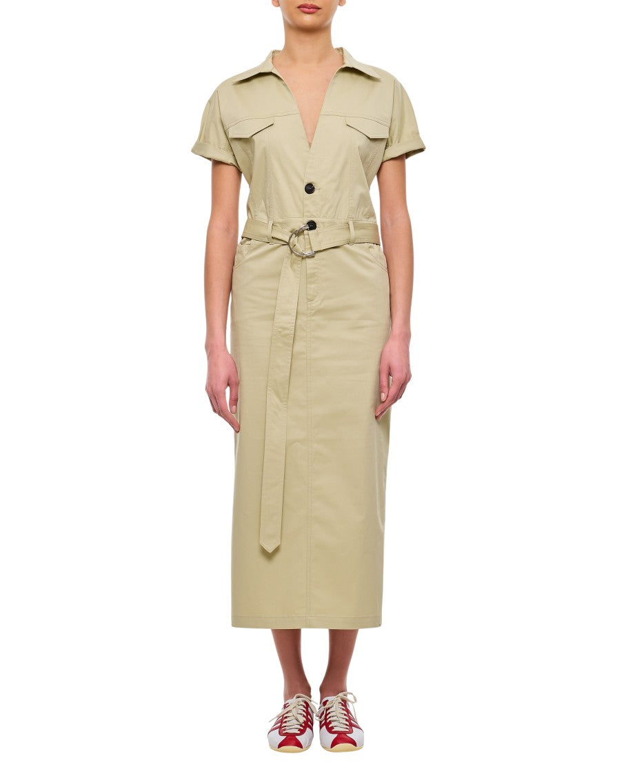 Halfboy Long Beige Sahariana Dress