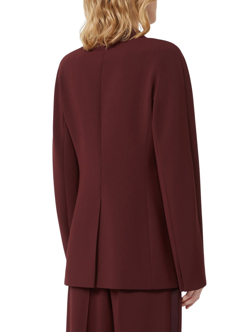 Max Mara Twisted Front Tailored Jacket With Classic Lapel