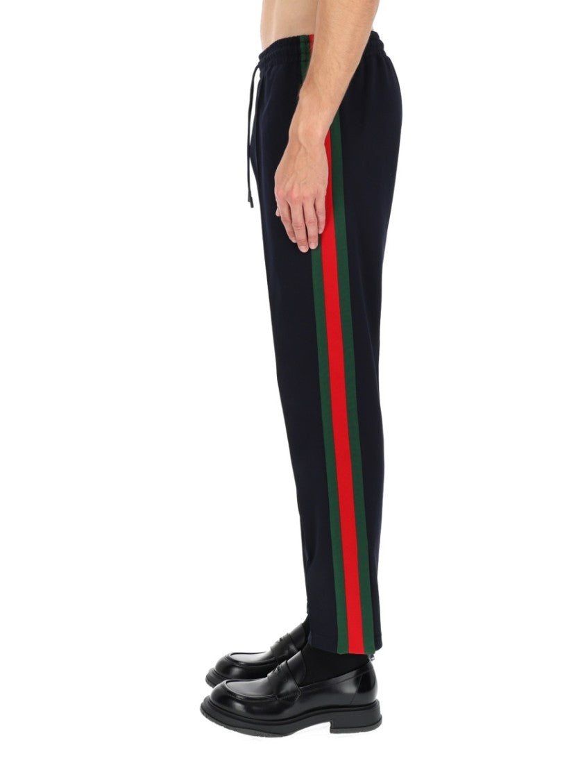 Gucci Tapered Track Pants With Bold Side Stripes