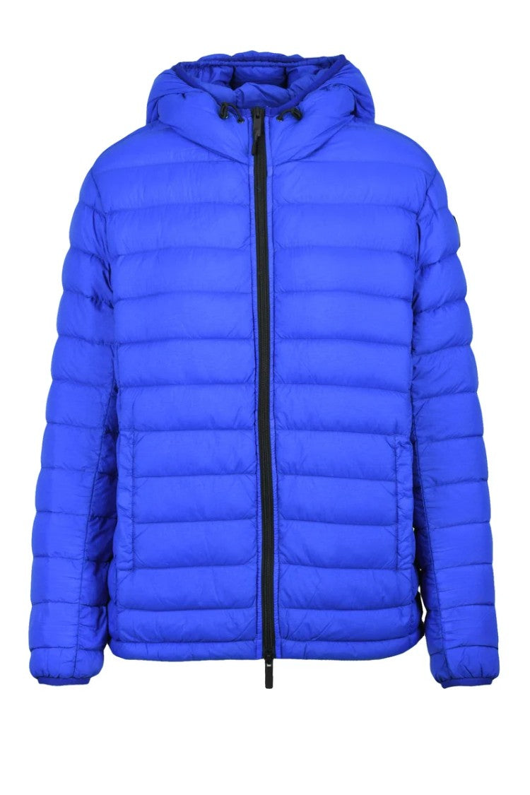 Centogrammi Down Jacket With Zip - Royal Blue