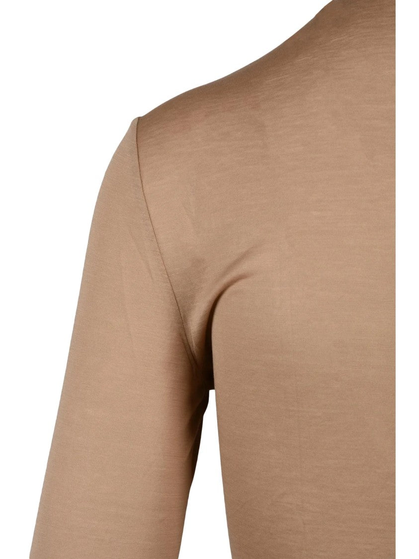 Ferragamo Beige Cotton T-Shirt