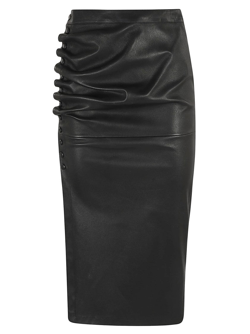 Rabanne Black Lambskin Skirts