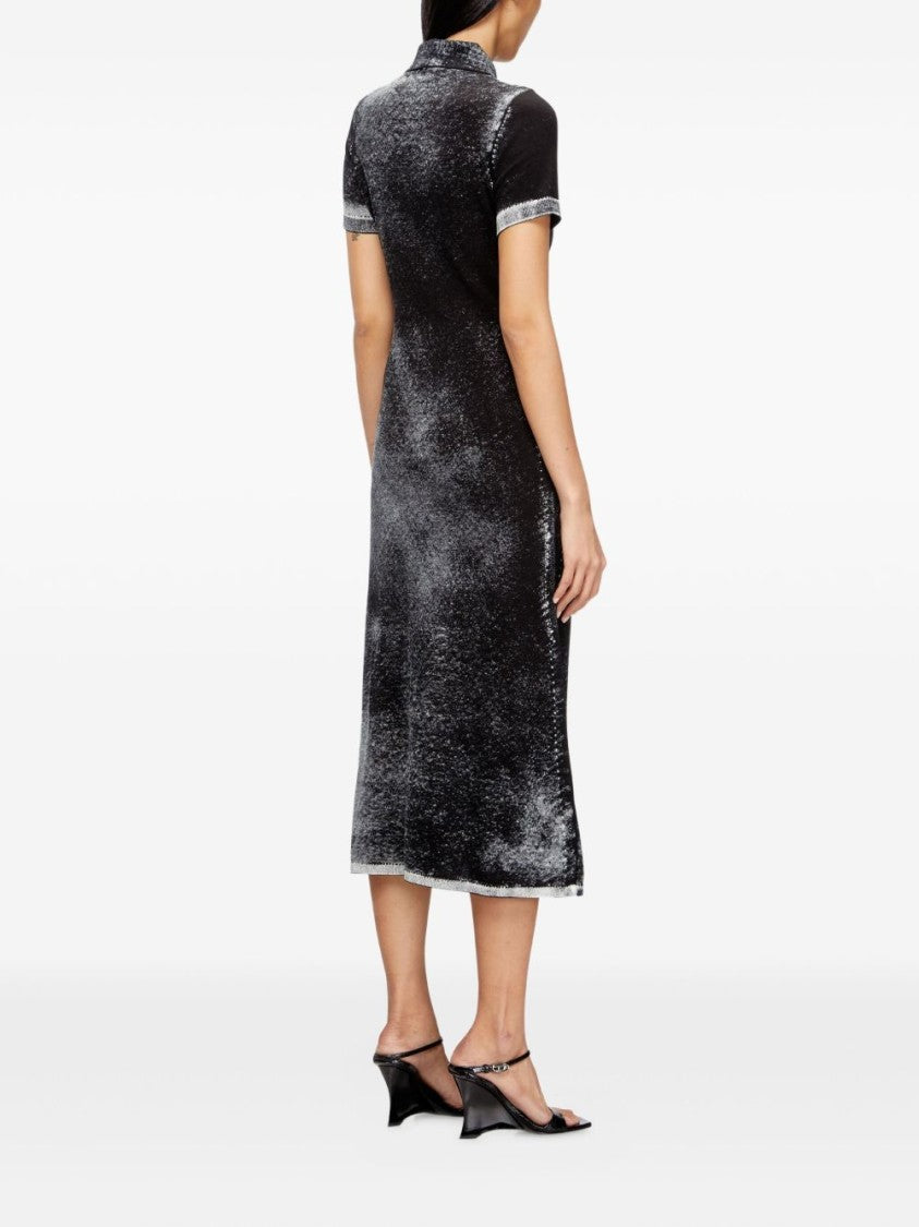 Diesel Midi Dress With Button Placket