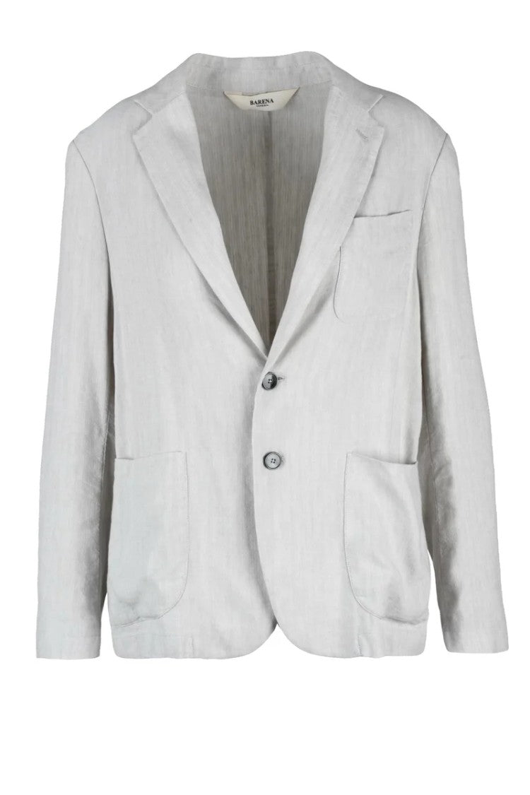Barena Barena Jacket Viscose Linen - Light Grey
