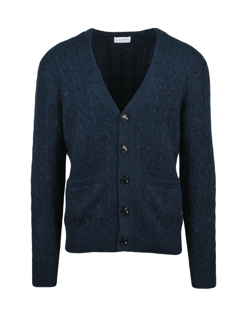 Ballantyne Alpaca-Wool Cardigan