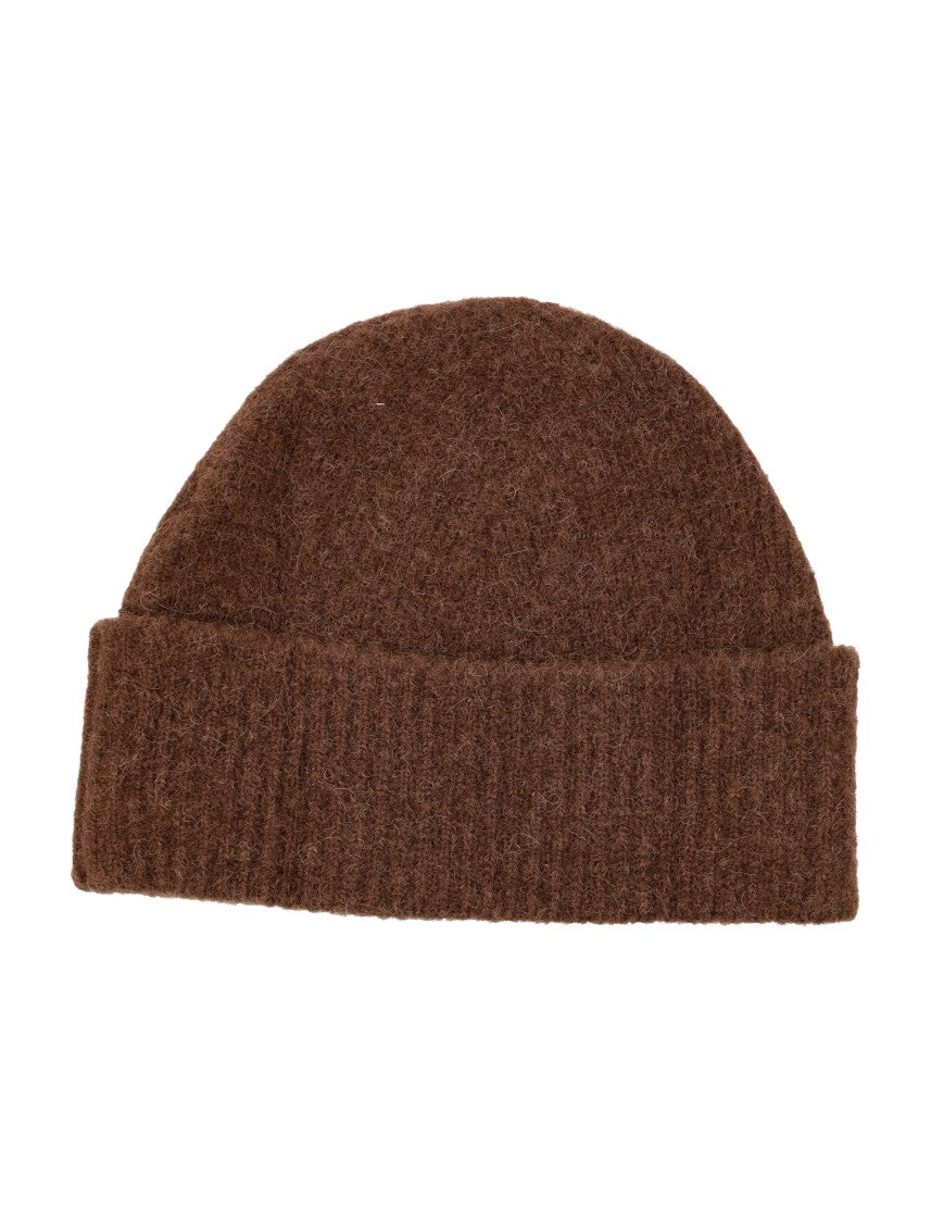 Ami Paris Ribbed Alpaca Beanie