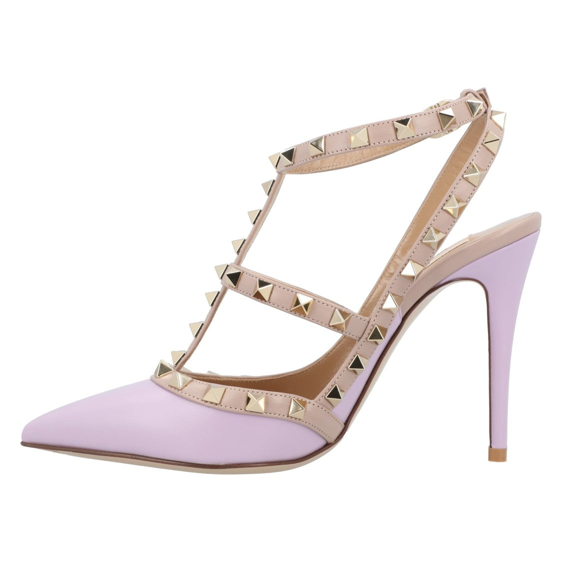 Valentino Rockstud Pumps Purple