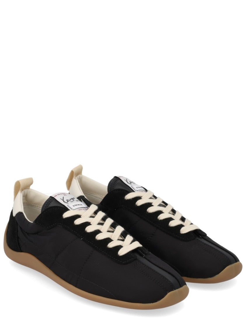 Kenzo Striking Black Polyamide Low Sneakers