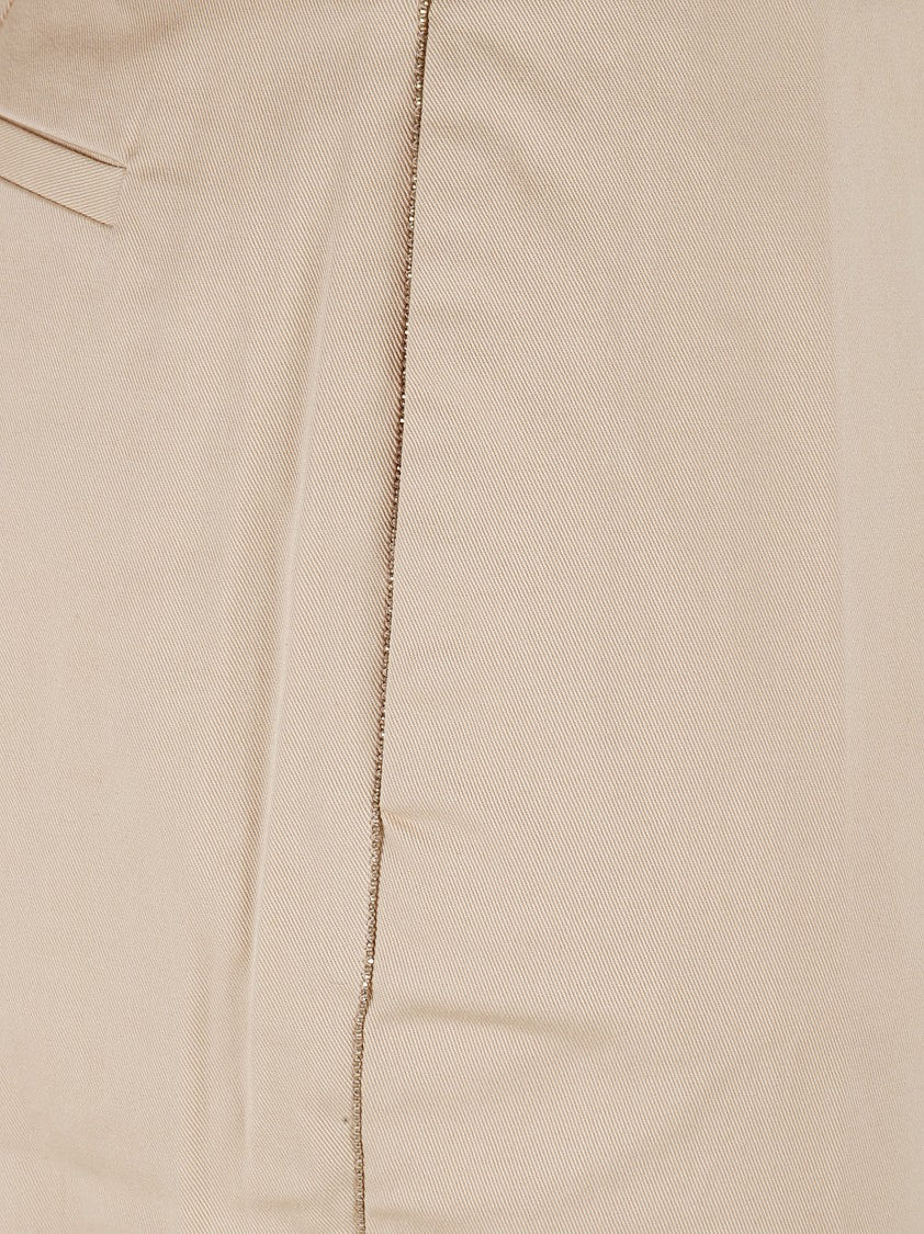 Fabiana Filippi Tailored Sand Trousers