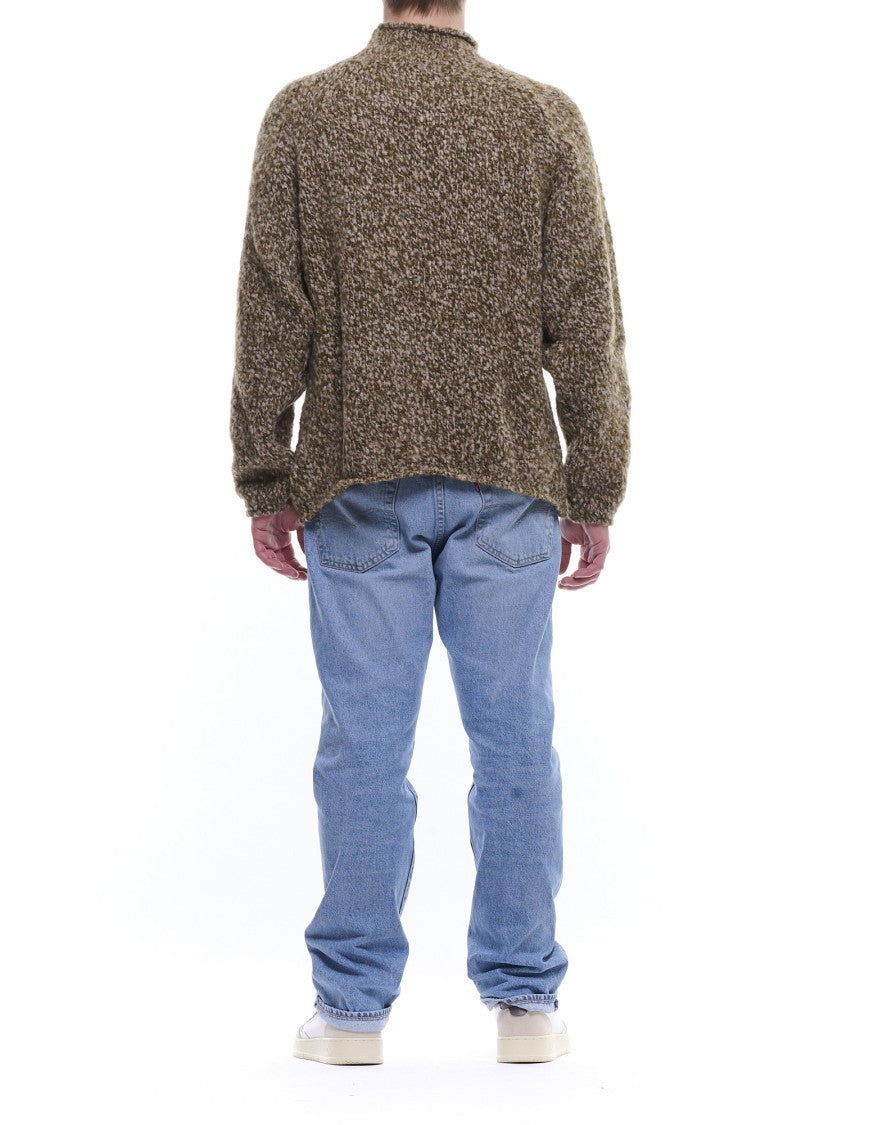 Fabrizio Del Carlo Textured Wool Mélange Sweater