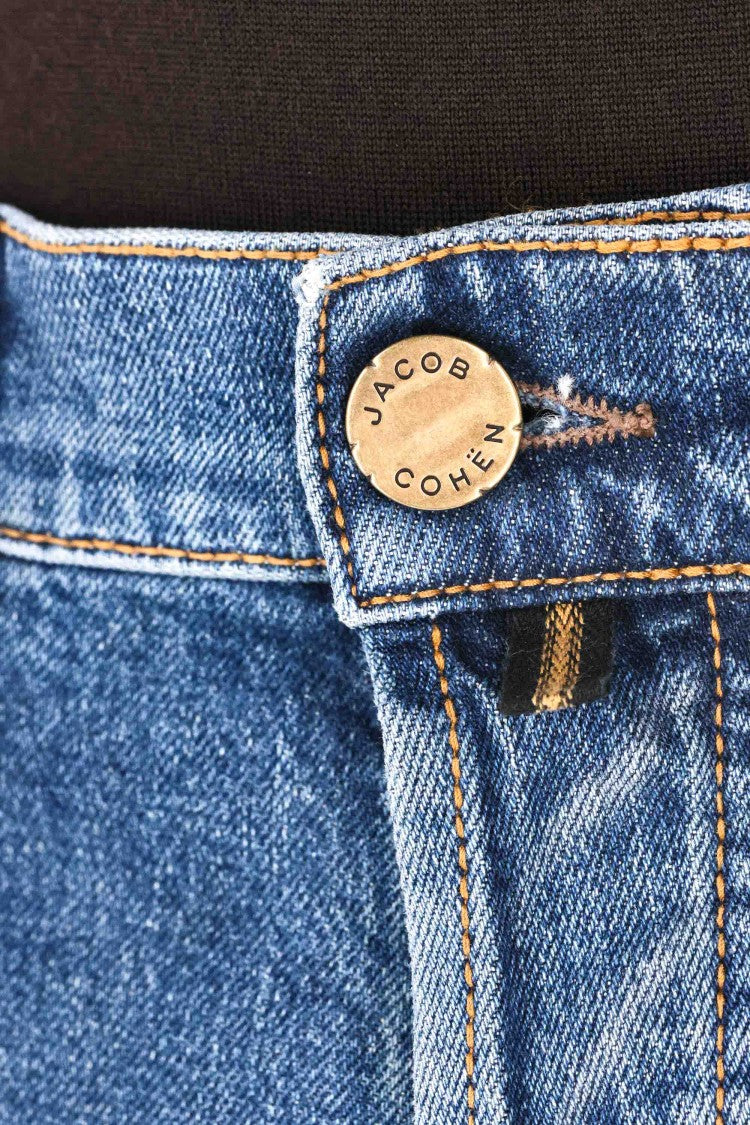 Jacob Cohen Jude Suede Label Jeans
