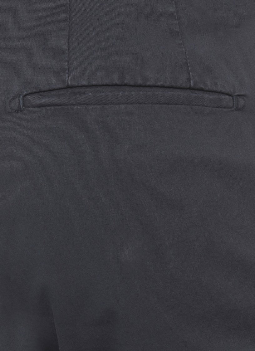 Briglia 1949 Blue Bg04 Cotton Straight-Leg Pants