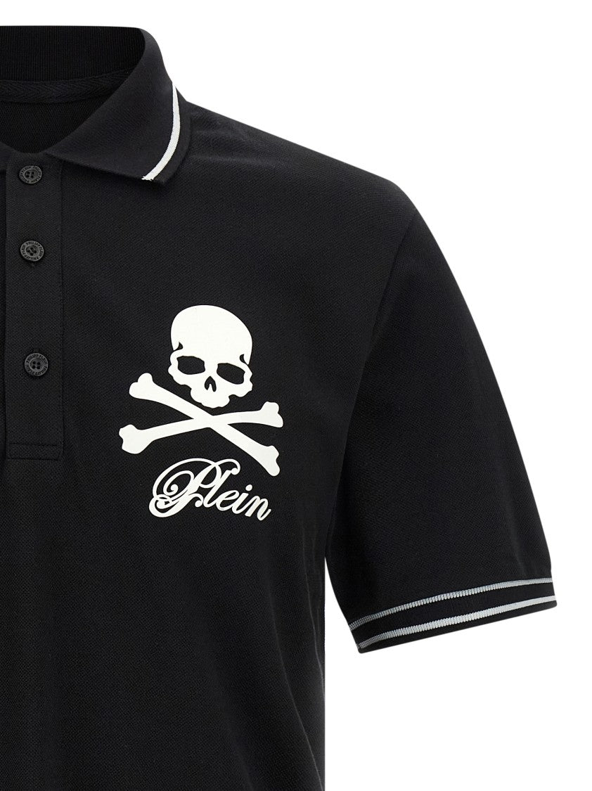 Philipp Plein Skull & Bones' Polo Shirt