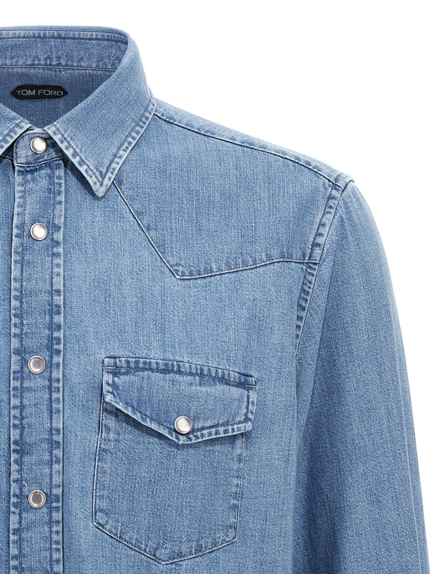 Tom Ford Light Japanese Denim Shirt