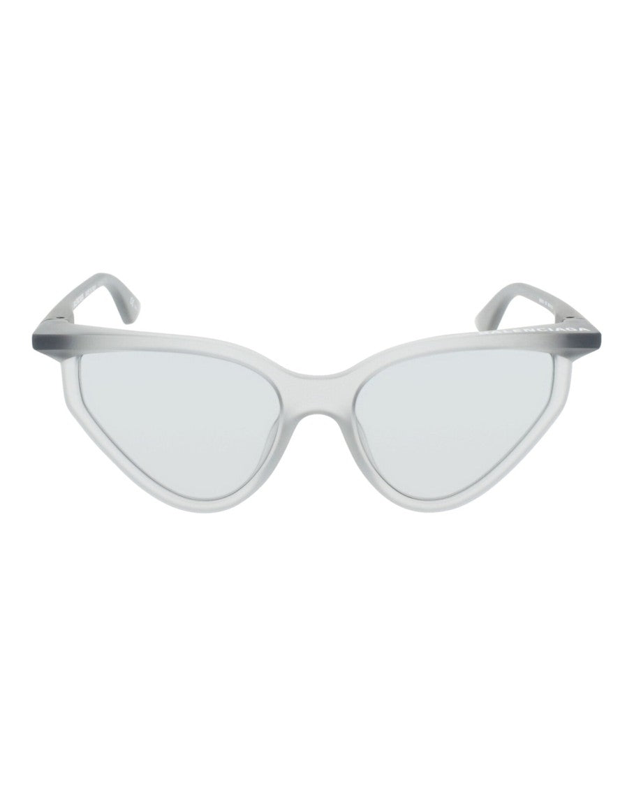 Balenciaga Cat Eye-Frame Injection Sunglasses With Saddle Nose Bridge