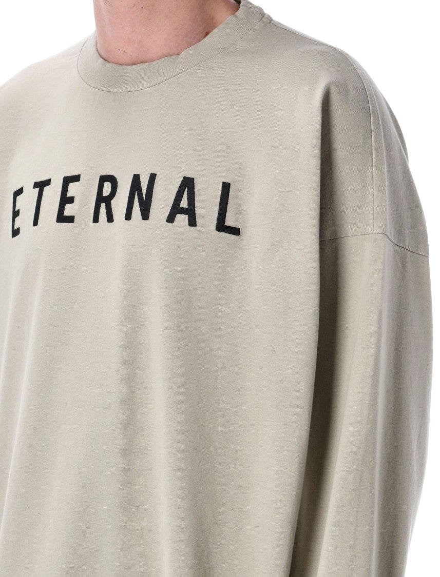 Fear Of God Dove Grey Relaxed Long-Sleeved T-Shirt