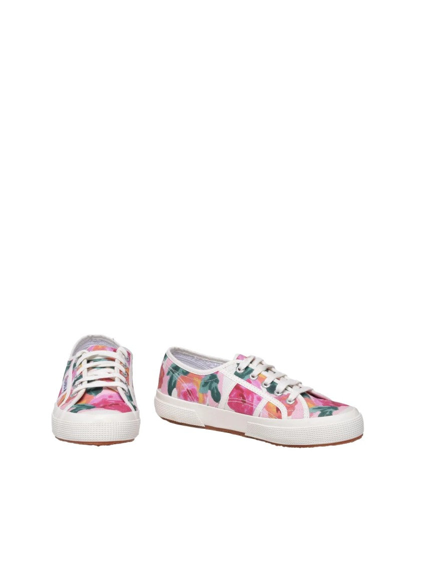 Superga X Lisa Corti Pink Floral Canvas Superga X Lisa Corti Sneakers