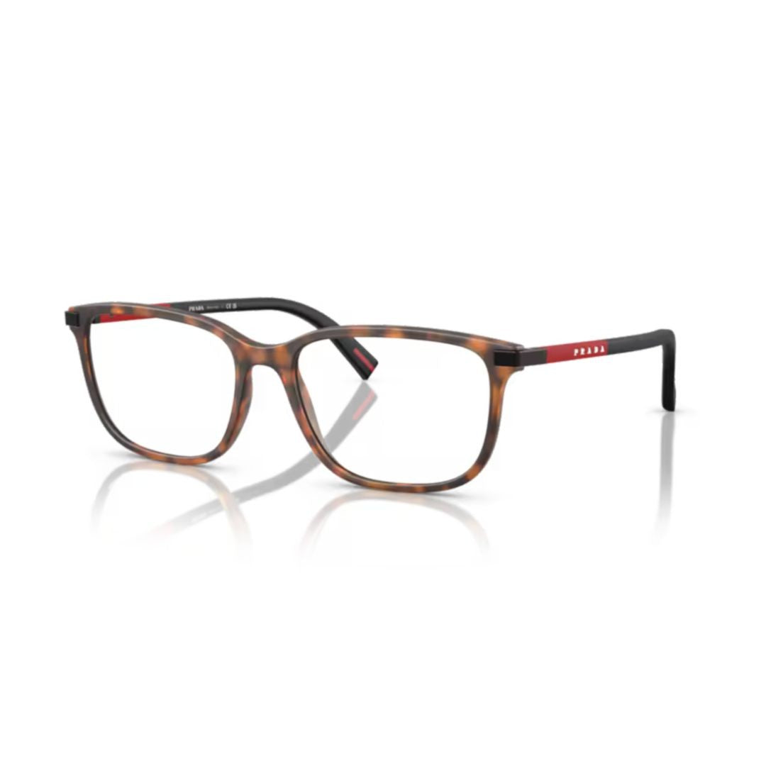Prada Linea Rossa 02Rv Vista Rectangular Tortoiseshell Frame Eyeglasses