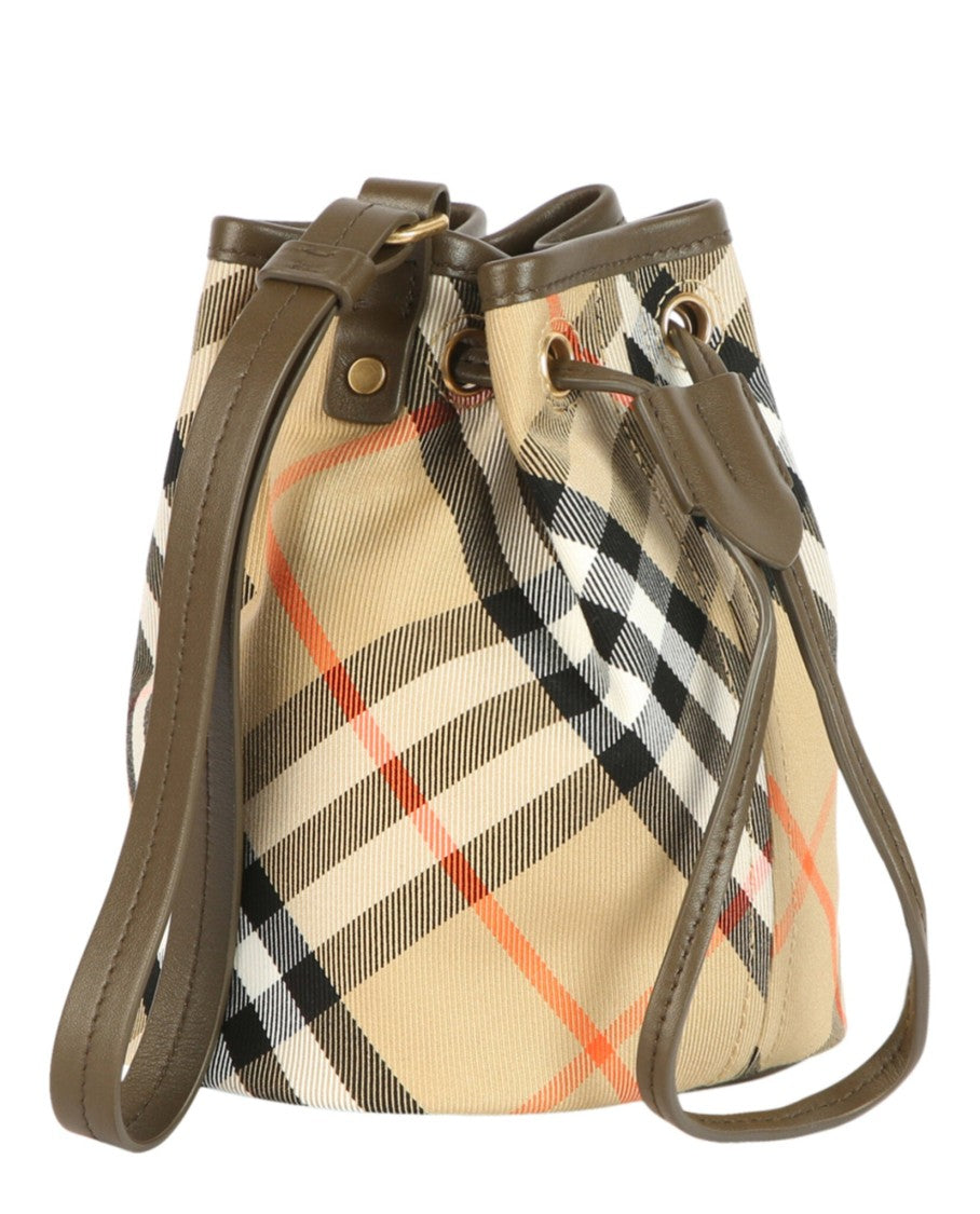 Burberry Check Drawstring Pouch