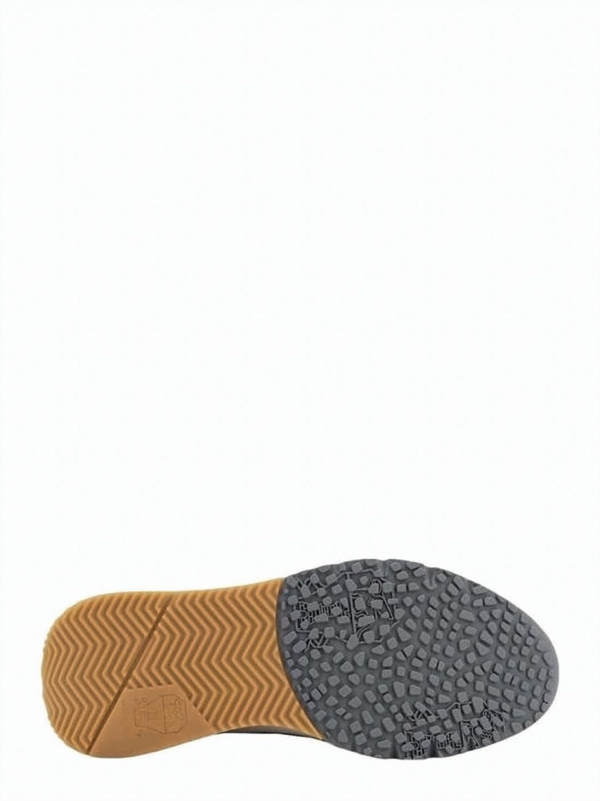 Brunello Cucinelli Knitted Wool Sneakers With Textured Pattern And Rubber Outsole