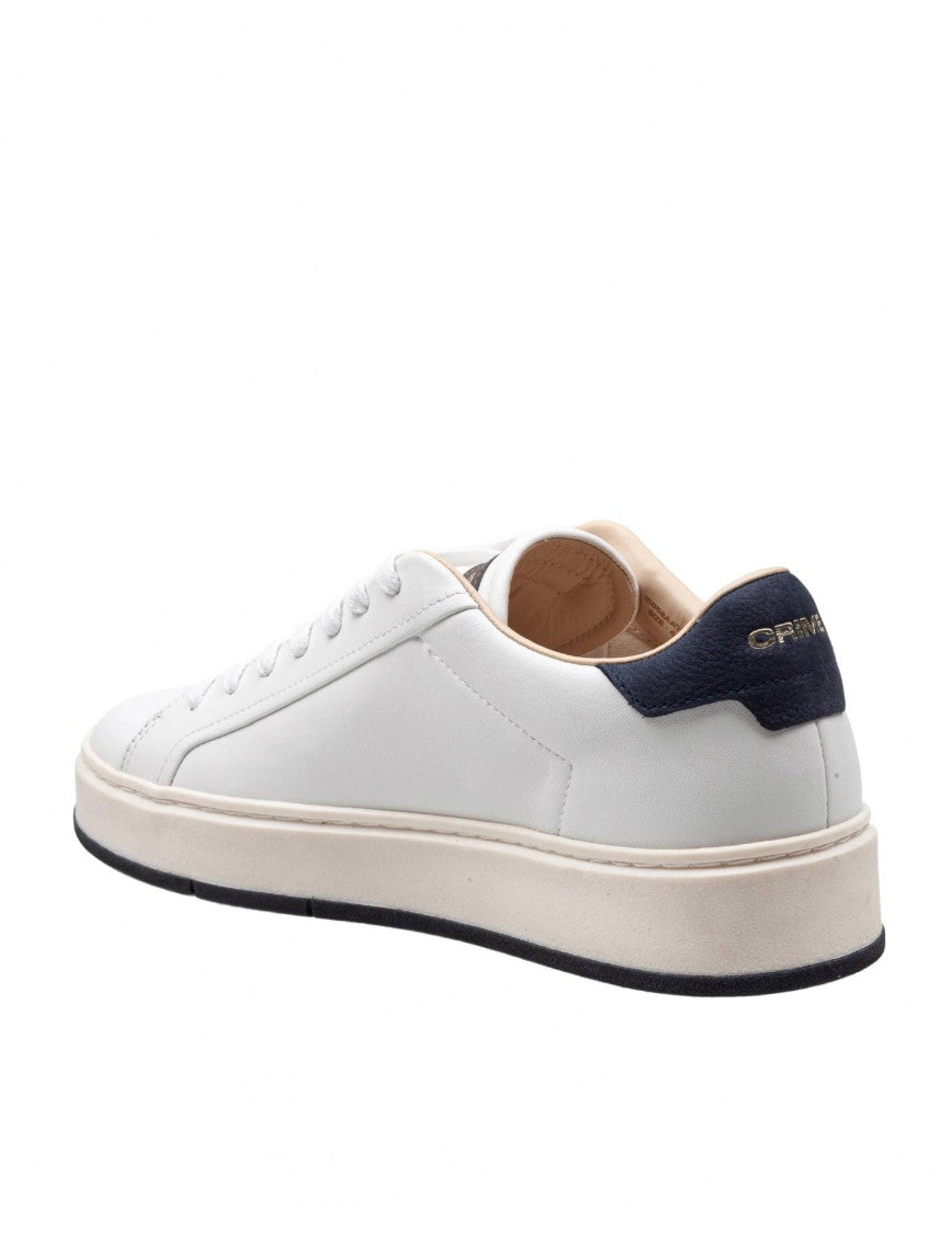 Crime London Crime Leather Sneakers White And Blue