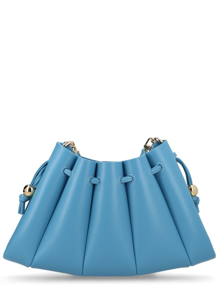 Themoirè Calipso Medium Pleated Shoulder Bag
