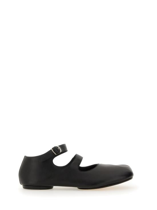 Maison Margiela Lambskin Flat Shoes With Split-Toe Design