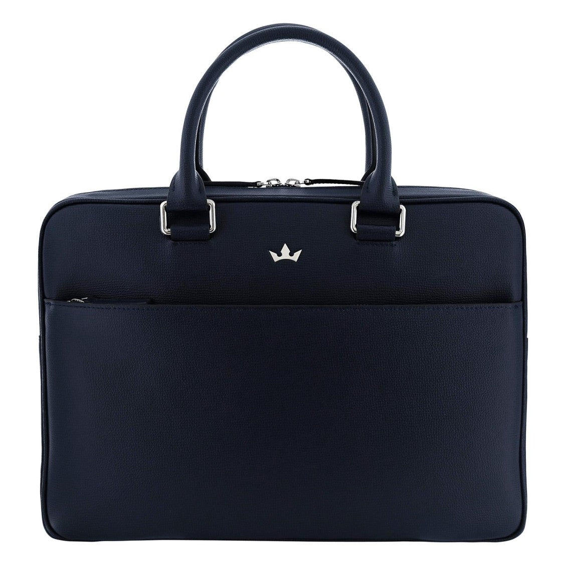 Roderer Award Briefcase - Italian Leather Navy Blue