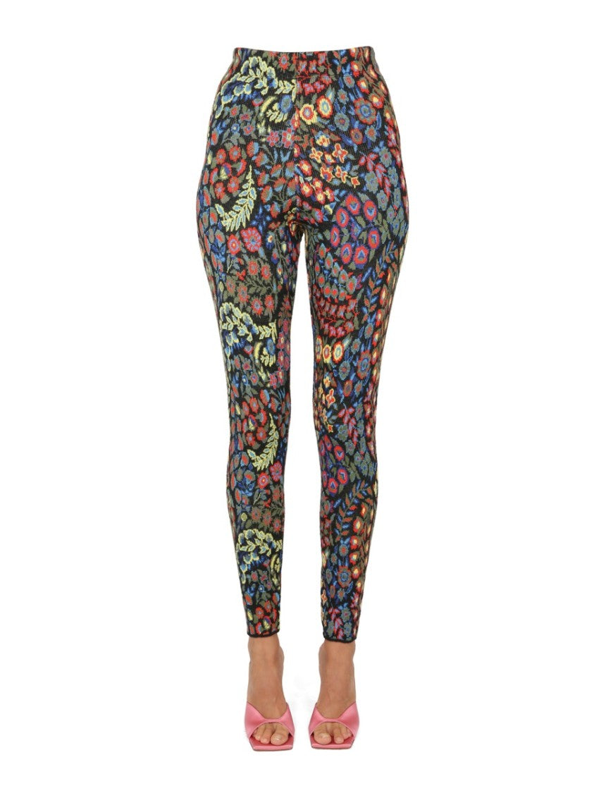 Etro Jacquard Wool Blend Top And Leggings