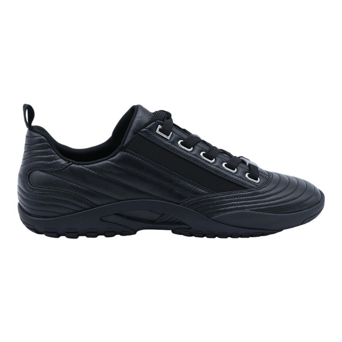 Lanvin Textured Low-Profile Branded Sneakers
