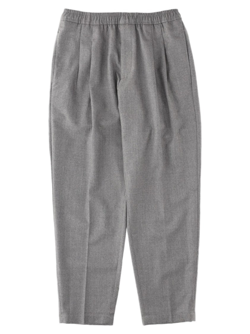 Be Able Grey Tapered Elastic Waist Virgin Wool Pants