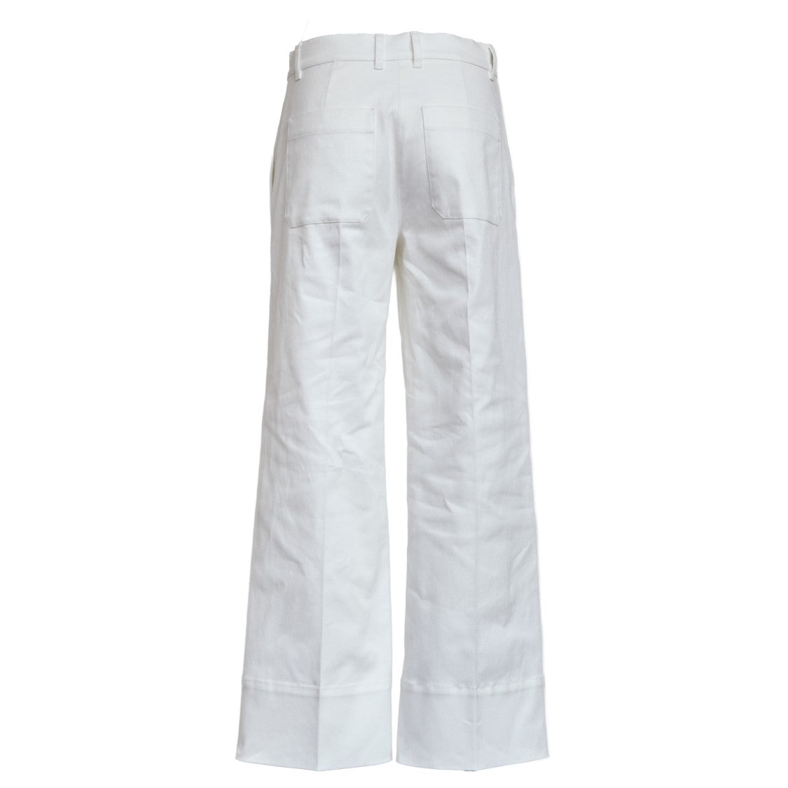 Ql2 Straight-Leg Pants With Concealed Back Pockets