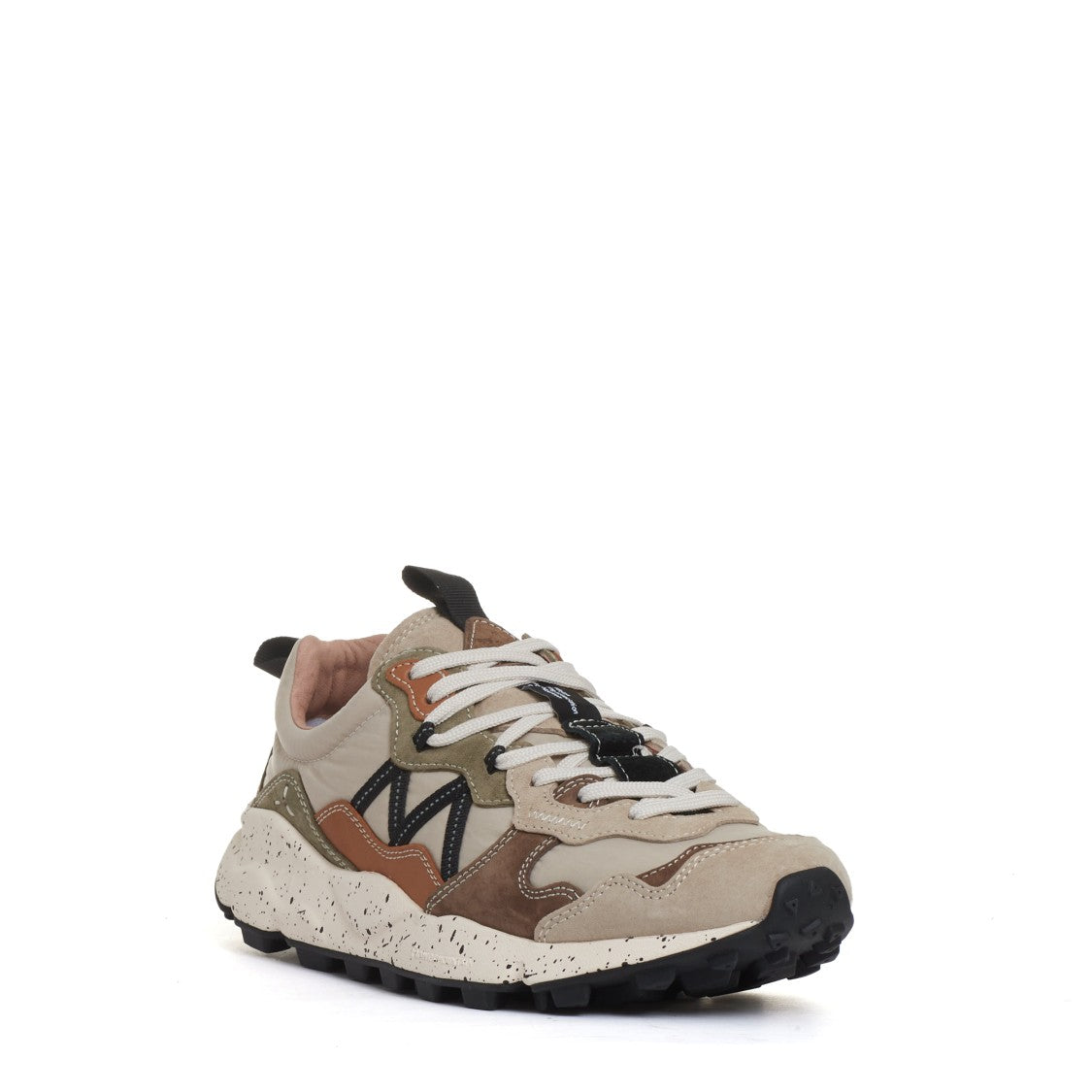 Flower Mountain Sand/Brown Leather Sneakers
